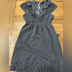 MAEVE by Anthropologie - Women’s Gray Dress with Ruffle - Size 6